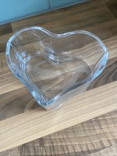 Vintage glass heart for sale  CAMBRIDGE