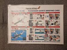 Safety card crj for sale  Shipping to Ireland