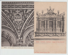 2 ANTICHE CARTOLINE DI SIENA - CATTEDRALE (PARTICOLARI) - FORMATO PICCOLO comprar usado  Enviando para Brazil