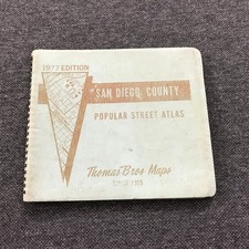 Thomas bros maps for sale  San Diego