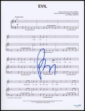 Paul Banks "Interpol" AUTÓGRAFO Assinado 'Mal' 8,5x11 Partitura ACOA comprar usado  Enviando para Brazil