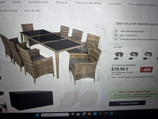 Salon jardin résine d'occasion  Soisy-sous-Montmorency