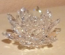 Portacandela ninfea swarovski usato  Lecco