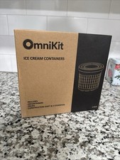 Usado, Novo OmniKit pacote com 4 recipientes para freezer de sorvete para sorveteira comprar usado  Enviando para Brazil