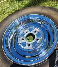 Rodas reversas cromadas Ford 15x6, 5x5.5 Hot Rod F100 par cromado antigo (2), usado comprar usado  Enviando para Brazil