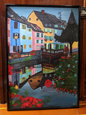 Colourful houses landscape for sale  LLANDEILO