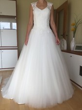 Brautkleid hochzeitskleid lini gebraucht kaufen  Walchensee