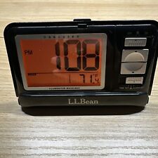 Reloj despertador digital de viaje LL Bean Night Finder III modelo 0HRB6 negro segunda mano  Embacar hacia Argentina