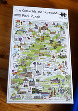 Cotswolds map jigsaw for sale  EDINBURGH