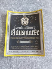 Ddr etikett krahnstöver gebraucht kaufen  Spenge