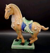 Cavalo de guerra de cerâmica vintage chinês dinastia Tang estilo Sancai vidro triplo comprar usado  Enviando para Brazil