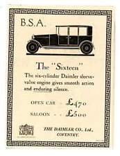 Bsa daimler car for sale  BIRMINGHAM