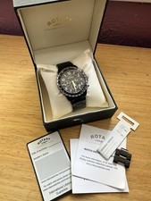 Rotary mens black for sale  SWINDON