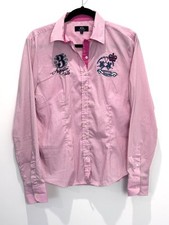 Camisa masculina manga longa La Martina Buenos Aires XL rosa #3 Argentina polo botão comprar usado  Enviando para Brazil
