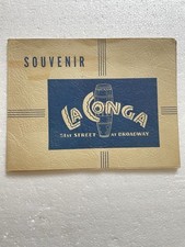 Foto rara vintage década de 1930 LA CONGA 51st Street at Broadway lembrança bar boate comprar usado  Enviando para Brazil
