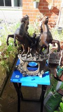 Schwere zinkguss figur gebraucht kaufen  Bergen