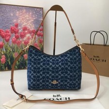 Bolsa de ombro Laurel assinatura denim/natural saída CY702 NOVA azul comprar usado  Enviando para Brazil