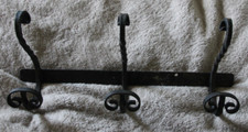 RARO CASACO DE TORÇÃO DE CEVADA VINTAGE ARTESÃO FRANCÊS E CHAPÉU RACK PAREDE PENDURADO INDUSTRIAL comprar usado  Enviando para Brazil