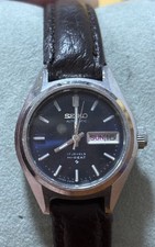 Pulseira de couro feminina Seiko Z906-0069 dia/data nova funciona perfeitamente 8 polegadas comprar usado  Enviando para Brazil