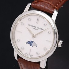 Relógio feminino Frederique Constant FC-206X1S5/6 fase da lua 8p diamantes e mostrador esfregão comprar usado  Enviando para Brazil