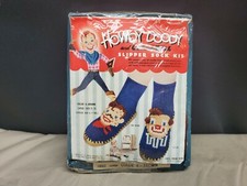NOVO, fechado década de 1950, Howdy Doody, kit de meias chinelo marrom Kagran comprar usado  Enviando para Brazil