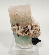 Beryl var. Aquamarine / Morganite, Toca da Onca Pegmatite, Minas Gerais, Brasil comprar usado  Enviando para Brazil