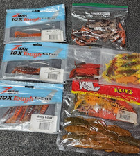 Texas Rig Jig Craw Trailers Z-Man cabra verde abóbora laranja marrom Berkley Champ+ comprar usado  Enviando para Brazil