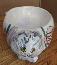 Handcrafted cat bowl for sale  Charlotte