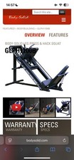 Bodysolid hack squat for sale  NEWPORT
