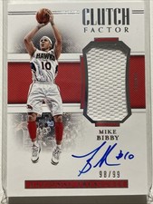 🏀 MIKE BIBBY AUTOGRAFADO JSY 2018-19 NATIONAL TREASURES CLUTCH FACTOR AUTÓGRAFO /99 comprar usado  Enviando para Brazil