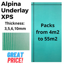 Alpina xps underlay for sale  GRIMSBY