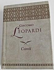 Canti giacomo leopardi usato  Russi