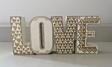 Wooden love sign for sale  PERTH