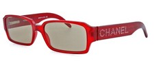 Usado, Óculos de sol Y2K CHANEL CH 3059-B 722 55mm cristal vermelho Itália comprar usado  Enviando para Brazil