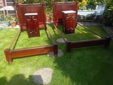 Antique pair mahogany for sale  CHRISTCHURCH