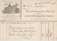 1896 hallet davis for sale  Waldoboro
