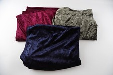 Crushed velour stretch for sale  PETERBOROUGH
