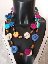 Collana multicolore cotone usato  San Cassiano