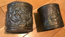Vintage brass embossed for sale  STOURBRIDGE