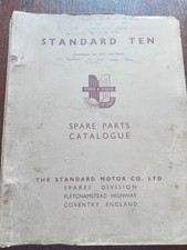 Standard ten spare for sale  STOURPORT-ON-SEVERN