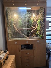 Zweiteiliger terrariumschrank  gebraucht kaufen  Halle