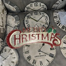 Vintage merry christmas for sale  ATHERSTONE