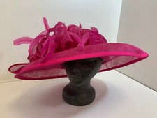dusky pink wedding hat for sale  UK