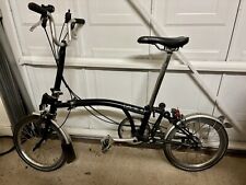 Brompton m6l black for sale  PEEBLES