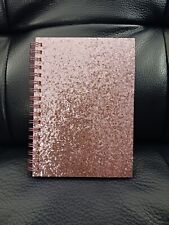Usado, Caderno encadernado em espiral glitter rosa, 4x6, páginas com regras comprar usado  Enviando para Brazil