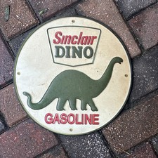 embossed sign sinclair metal for sale  Mendon