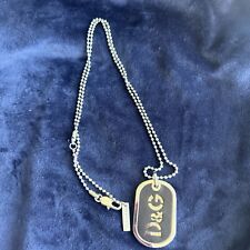 Dog tag necklace for sale  LEATHERHEAD