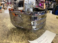 Saia Fender Frontal Cromada Harley Logotipo Touring Heritage FLH Ultra Acabamento Fabricante de Equipamento Original, usado comprar usado  Enviando para Brazil