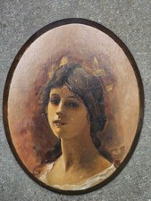 Antique oil painting for sale  TODMORDEN