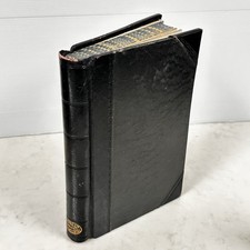 Half Leather Note Book J.C King Ltd Goswell Road London Marbled Block Blue c1900 comprar usado  Enviando para Brazil